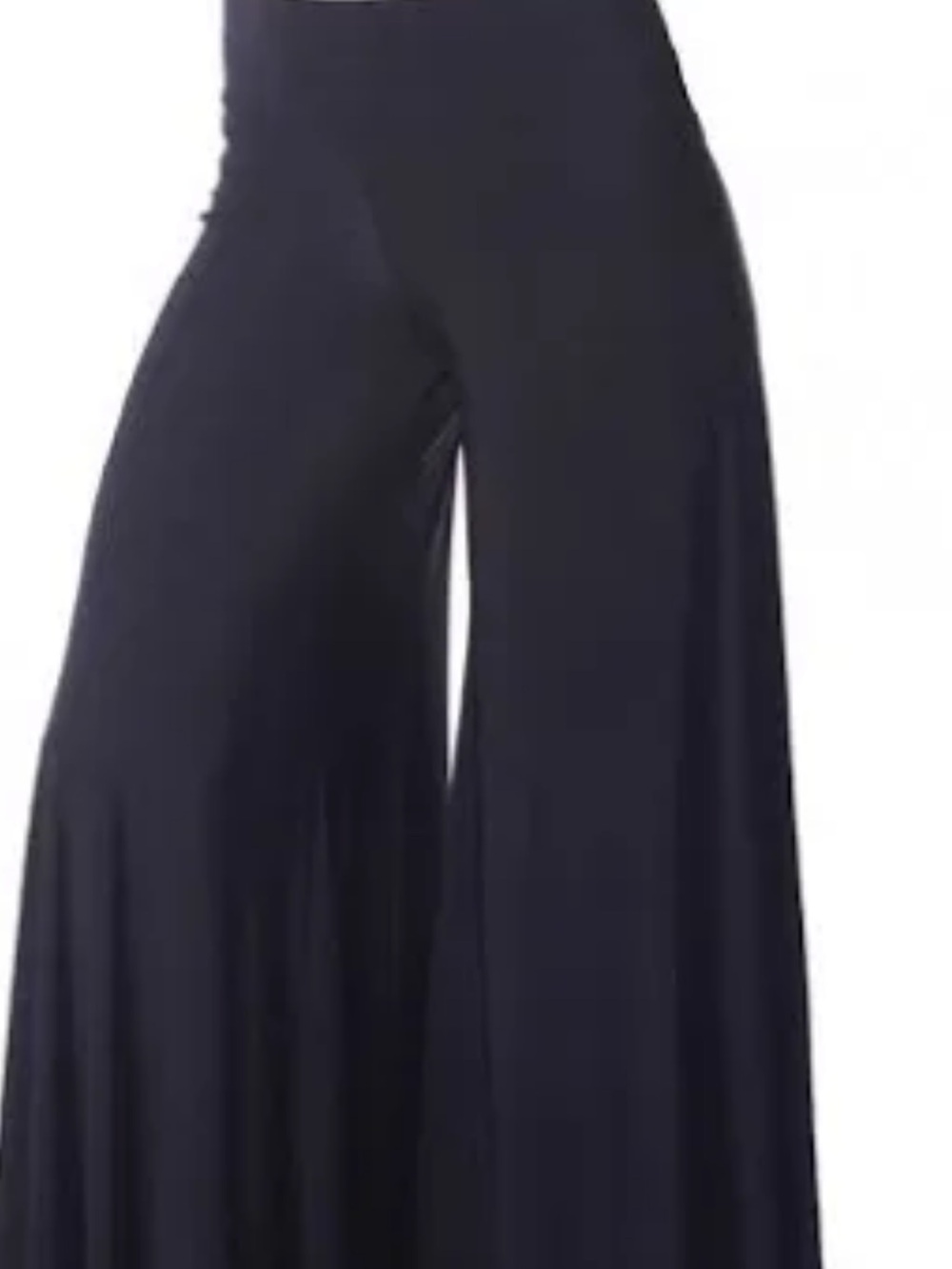 Last Tango Elegant High-Waist Wide Leg Pants - Black